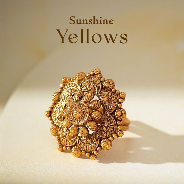 ring in yellow gold
